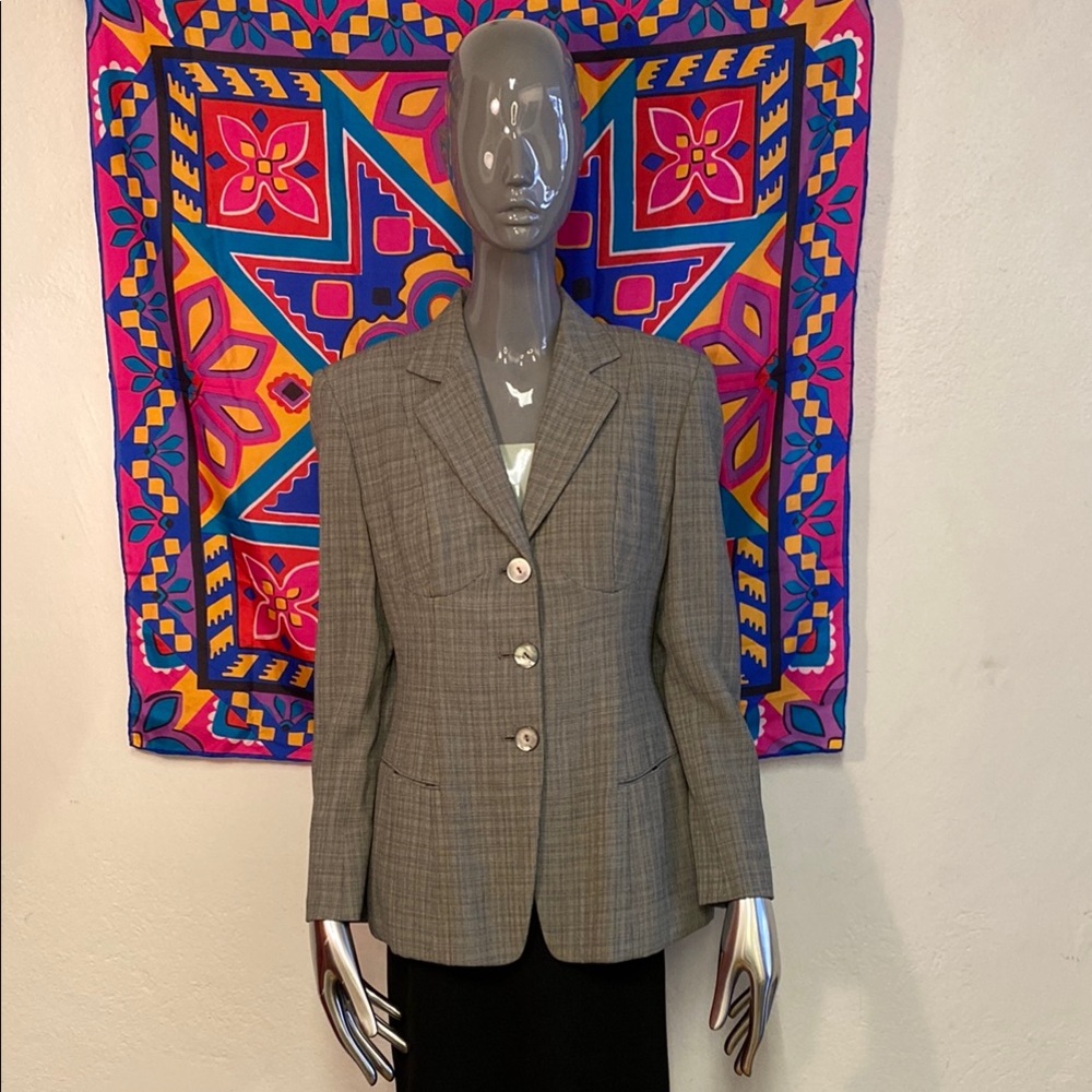 Donna Karan Fitted Blazer, 6